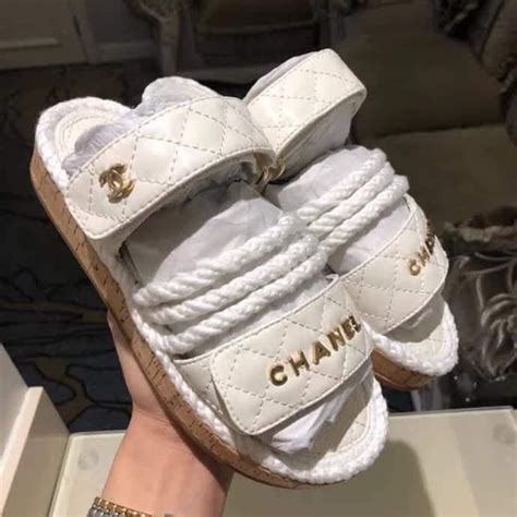 chanel sliders fake|Chanel sliders women.